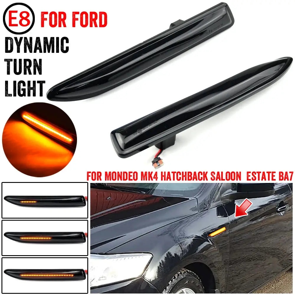 LED Dynamic Side Marker Lights For Ford Focus MK1 Mondeo MK3 Turn Signals by InterCyprus Trading Ltd
