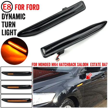 LED Dynamic Side Marker Lights For Ford Focus MK1 Mondeo MK3 Turn Signals by InterCyprus Trading Ltd