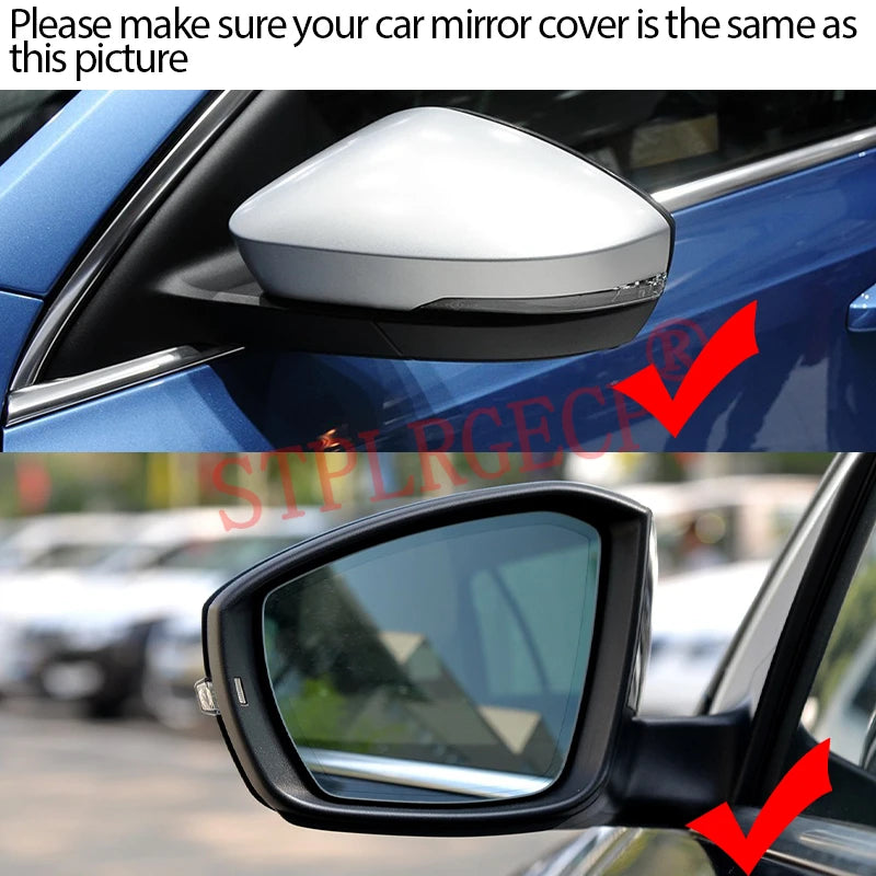 Verwarmd Zijspiegelglas voor VW T-Roc A11 en Skoda Octavia A7