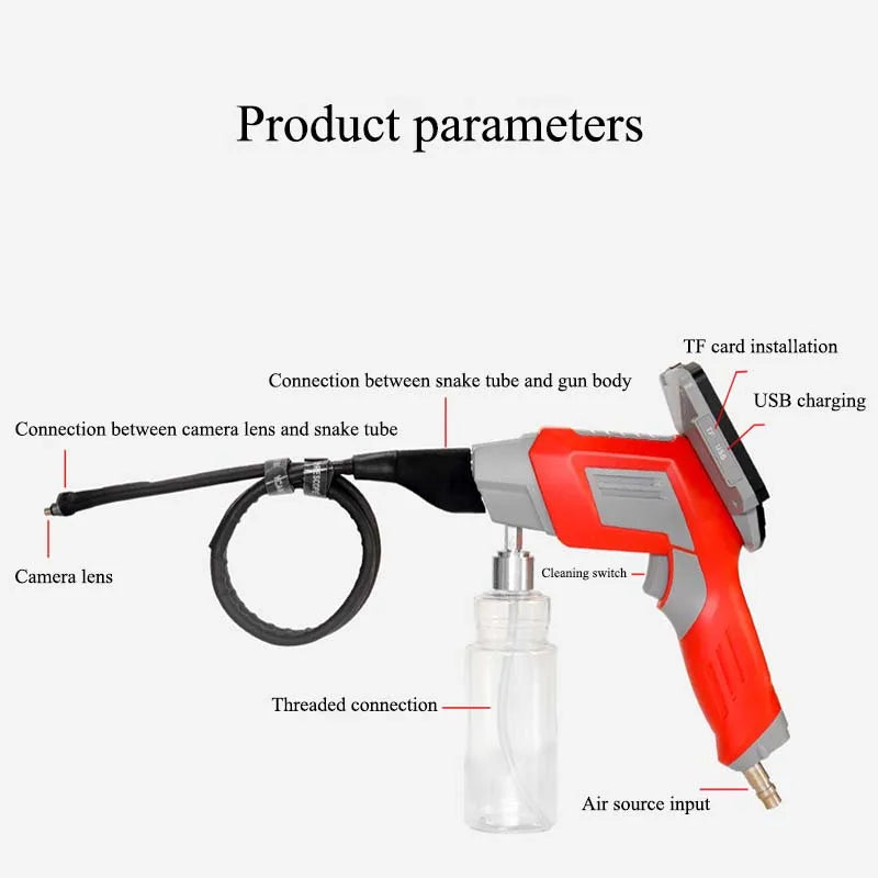 Air Conditioning Visual Cleaning Gun W505 &ndash; 4.3in Display