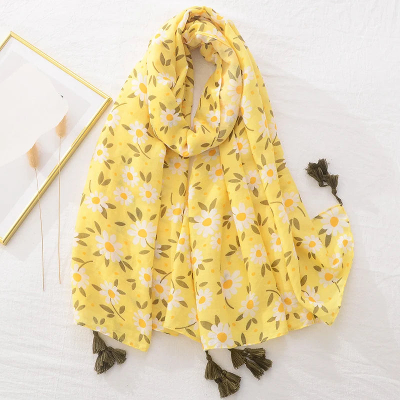 Floral Brand Scarf &ndash; Elegant Fashion Accessory for Women