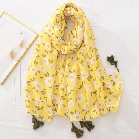 Floral Brand Scarf &ndash; Elegant Fashion Accessory for Women