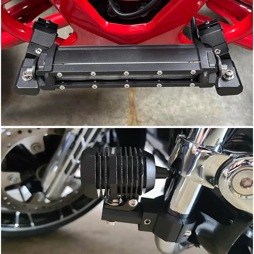 Universal Motorcycle UTV ATV Off-Road Work Whip Flag Light Mounts 0.7"/1"/1.25" Inch 360 Degree Rotate Bracket Kits Aluminum by InterCyprus Trading Ltd