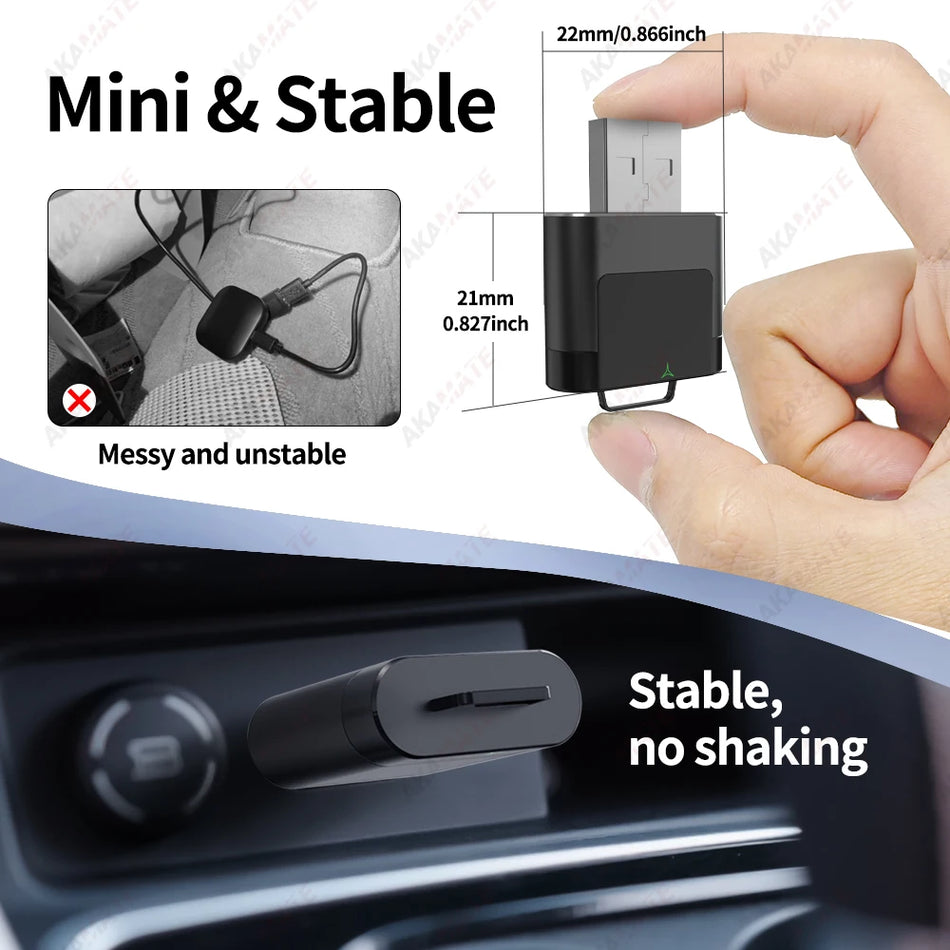 2in1 Wireless Mini CarPlay Dongle - Plug And Play Wireless