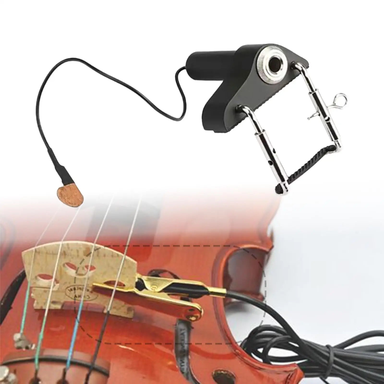 Violin Piezo Transducer Pickup - Easy to Use and Install