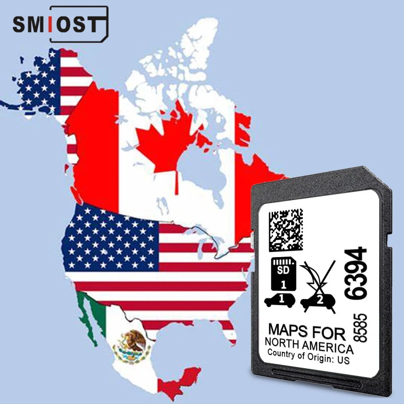 SMIOST 32GB GPS Memory Card 2024 Maps &ndash; Traffic Ready CHINA / 2020-2024 Traverse
