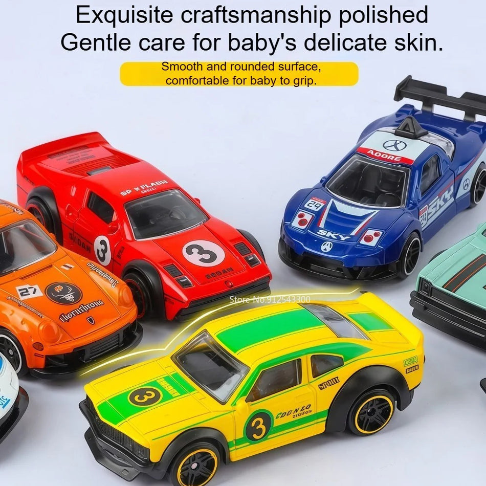 Coche de Juguete de Aleación a Escala 1:64, Modelo de Carreras de Bolsillo para Niños