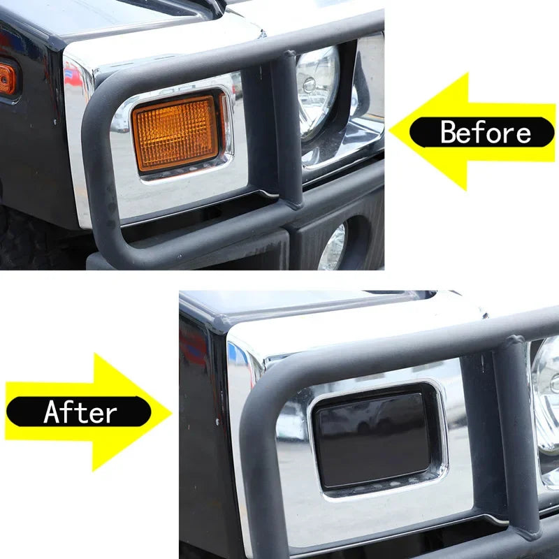 ABS prozorna siva zaščitna nalepka za smerokaze H2