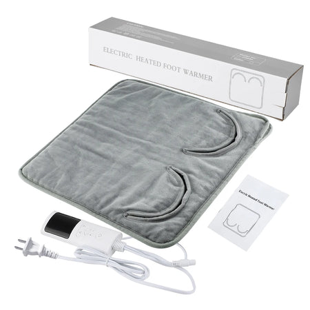 Electric Foot Heating Pad &ndash; Washable Cozy Feet Warmer US Plug