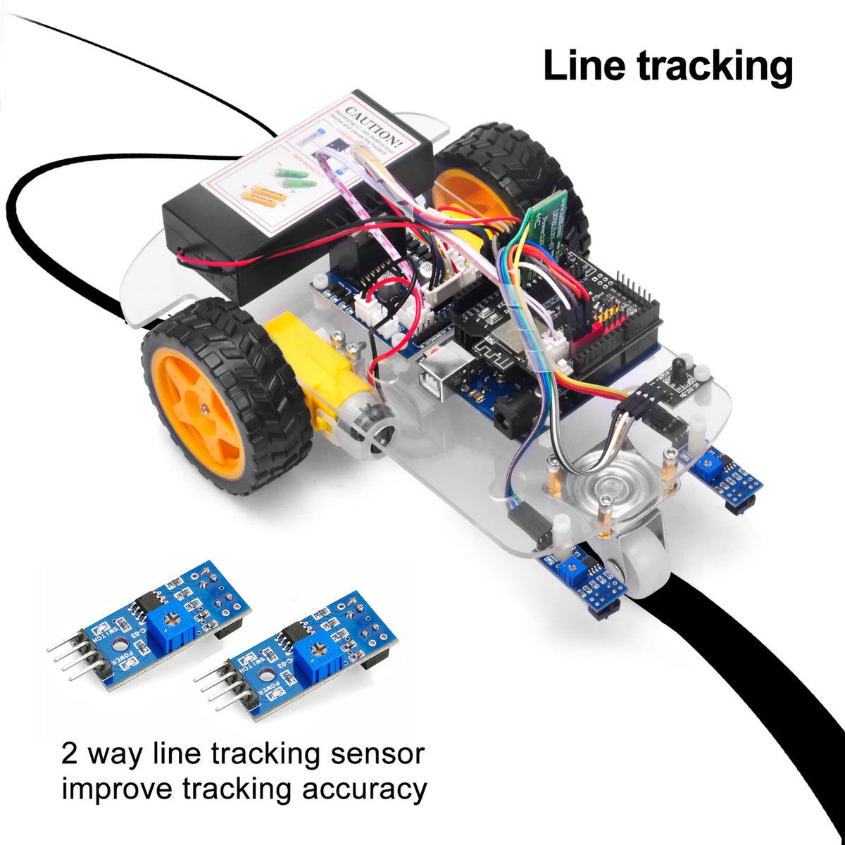 OSOYOO 2WD Robot Car Starter Kit &ndash; Intelligent Learning Experience