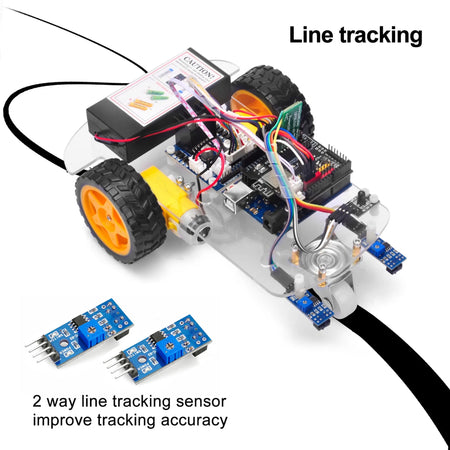 OSOYOO 2WD Robot Car Starter Kit &ndash; Intelligent Learning Experience