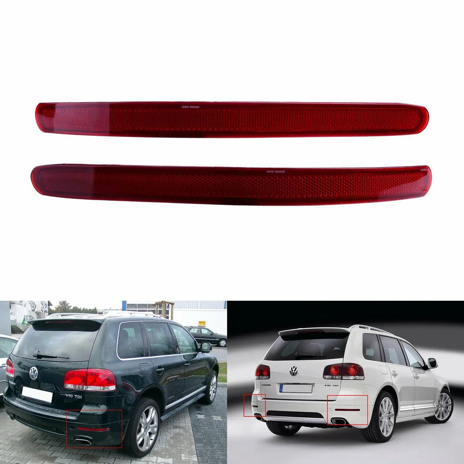 VW Touareg Heckstoßstangenreflektor links und rechts ohne Licht, direkter Ersatz