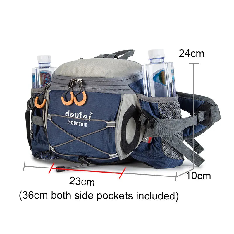 Outdoor Waist Pack &ndash; Detachable Strap and Bottle Holders