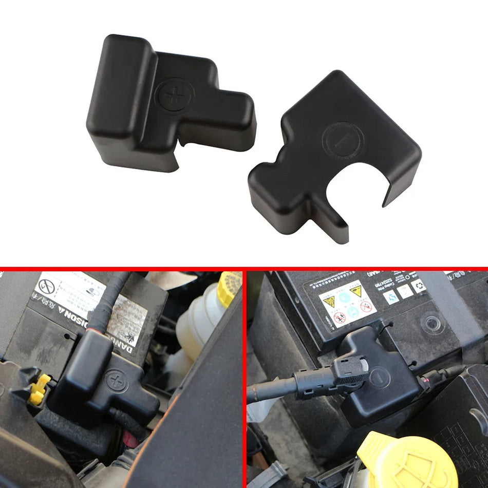 Battery Negative Cap Protection Cover For Jeep Renegade ABS Durable ABS Plastic Shield Moisture Dust Resistant