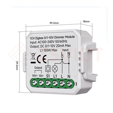 Tuya WiFi 0/1-10V LED Dimmer Controller &ndash; Voice Control