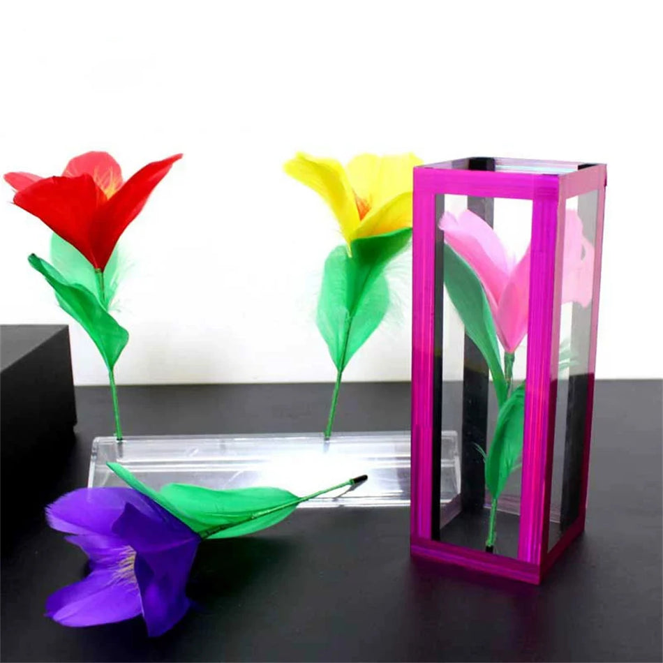 Crystal Tube Flower Magic Trick For Magician Stage Illusion