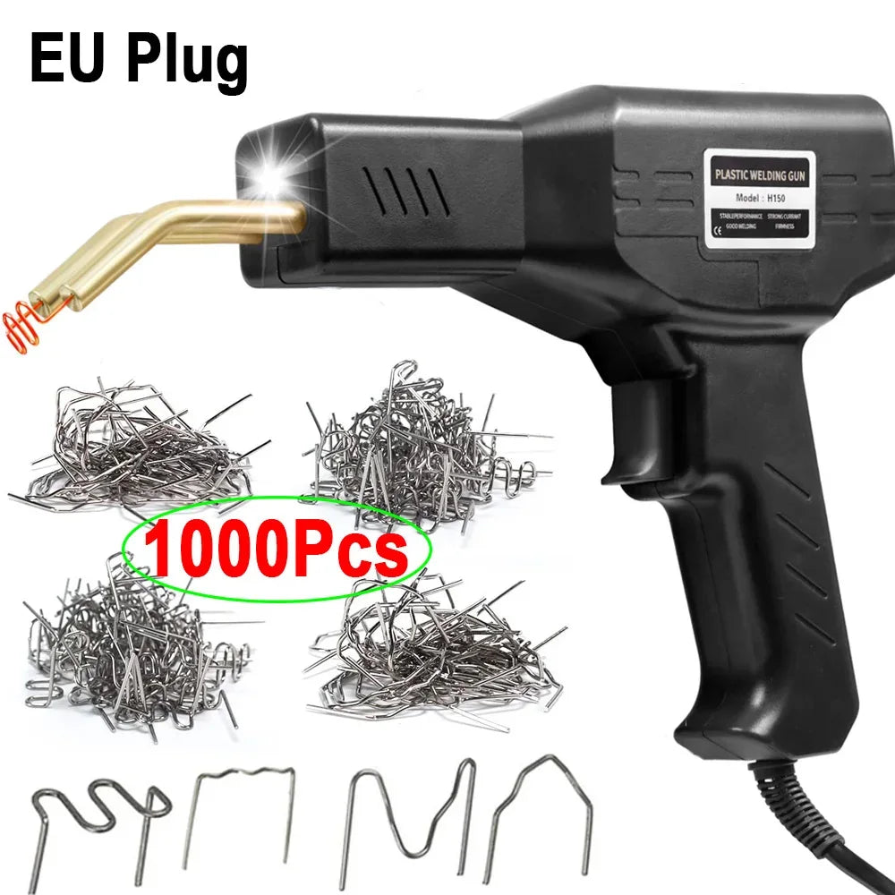 50W Hot Stapler Plastic Welding Machine for Car Repairs | Besper PVC Welder Gun 220V EU Kit3-1000Pcs