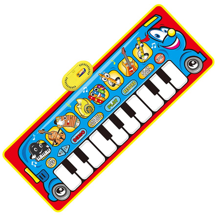 Cartoon Musical Mat Keyboard Piano &ndash; Educational and Interactive Play for Kids A 130x48cm