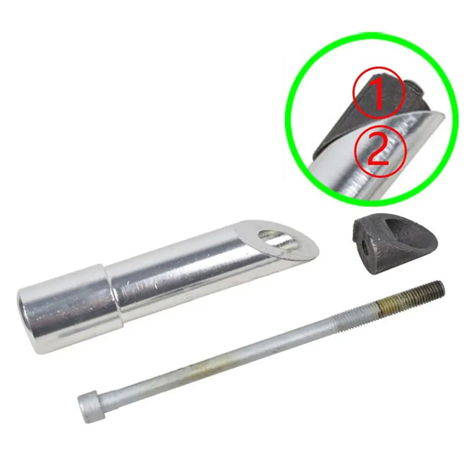 Quill Stem Adapter for Folding Bikes, 22.2mm to 28.6mm, Handlebar Riser