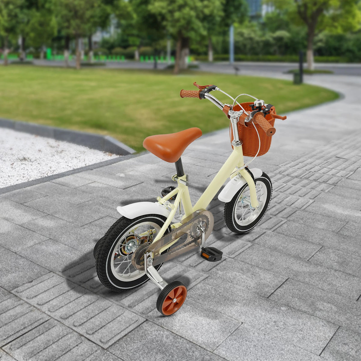 12 Inch Kids Bike With Training Wheels &ndash; Dual Brakes