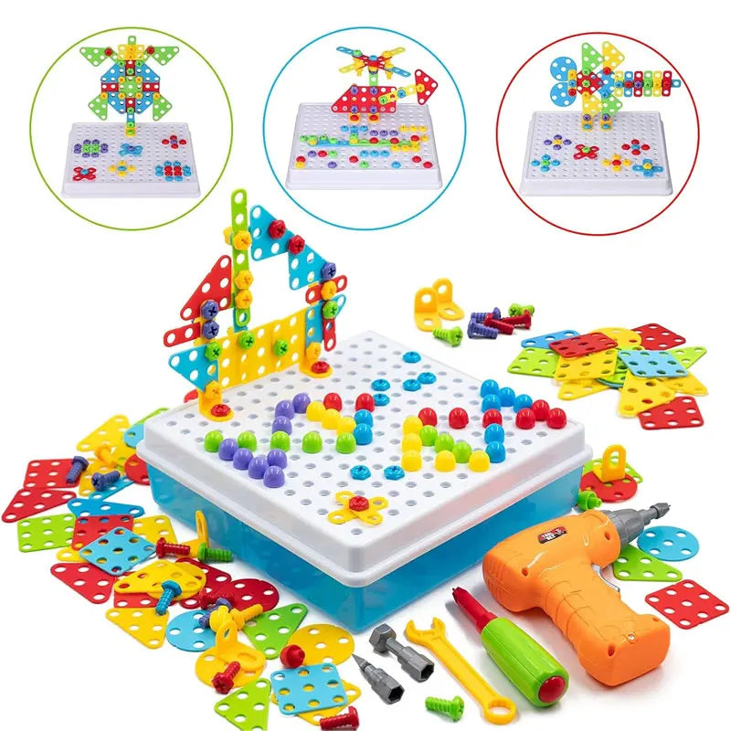 STEM Drill And Build Kit &ndash; Educational Building Set