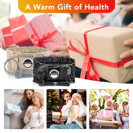 Inflatable Waist Belt With Air Pump - Lumbar Support