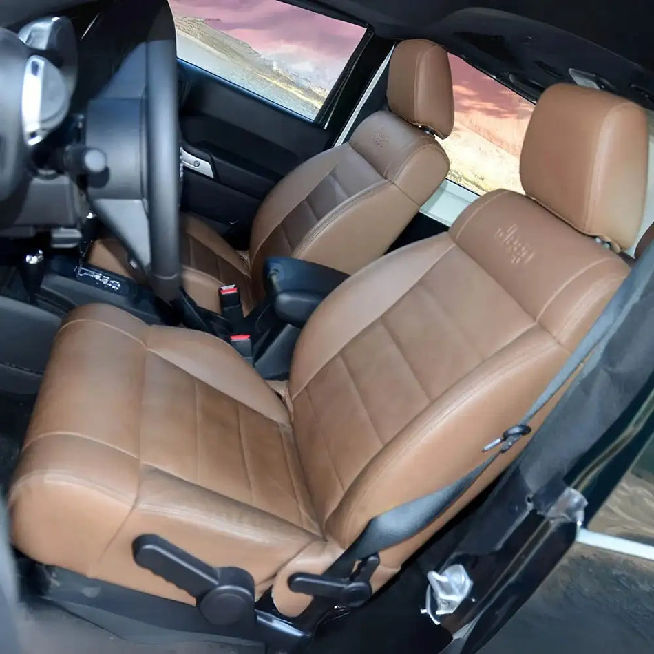 Nappa Leather Seat Covers for Jeep Wrangler JK 2011 2012