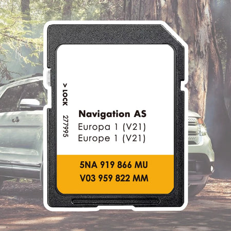 UK Europa SD Card 32GB &ndash; VW Tiguan Updated 2025 Maps for VW AS V21