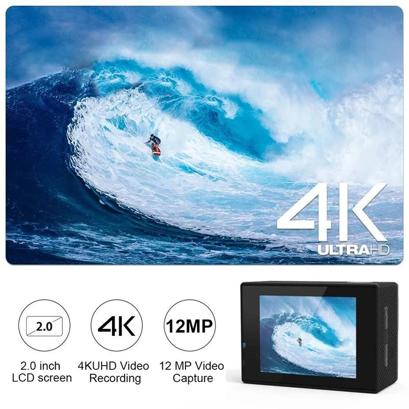 4K Waterproof Action Camera