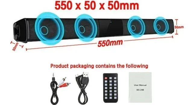 Wireless Bluetooth Sound bar Speaker System Super Power Speaker Surround Stereo Home Theater TV Projector BS-10 BS-28A BS-28B BS-28B
