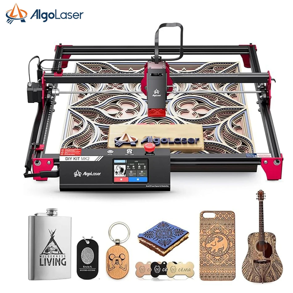 AlgoLaser DIY KIT MK2 10W Laser Engraver – Visoka natančnost