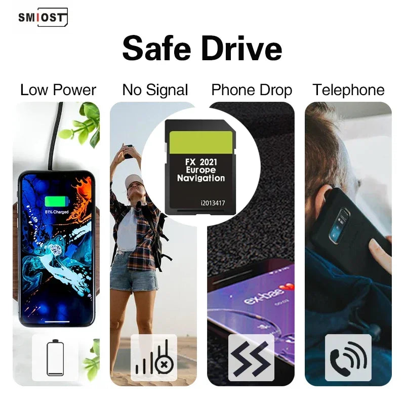 New C-Max Sat Nav SD Card Ford Mondeo 2021 - Europe Maps