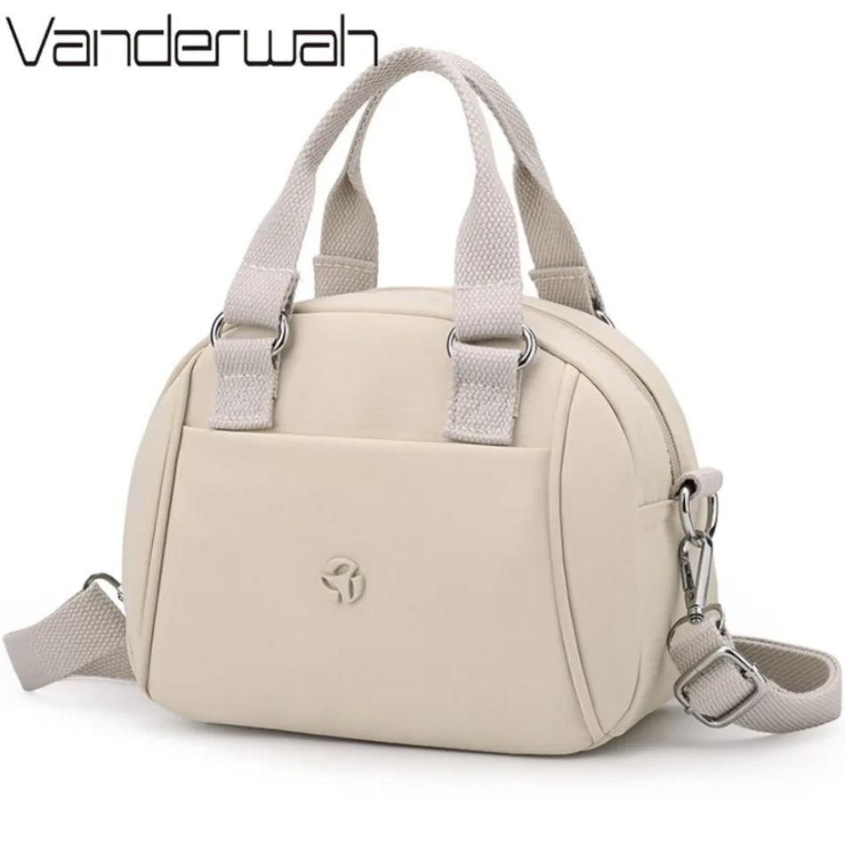 Geantă crossbody impermeabilă din nailon pentru femei, dimensiune mică, poșetă casual pentru călătorii în aer liber