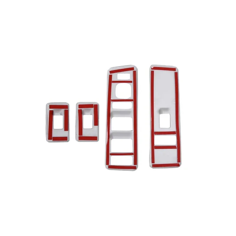 Hummer H2 2003-2007 Autocolante de Moldura do Botão de Elevação em Fibra de Carbono