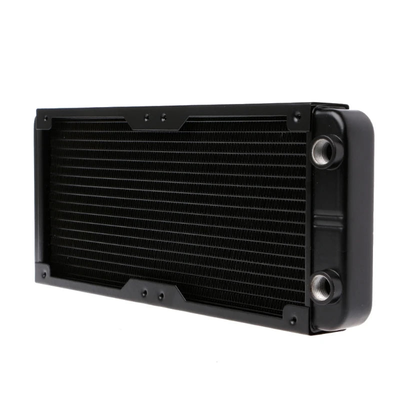 F3KE 240mm Aluminium Water Cooler Radiator with 18 Tubes for CPU