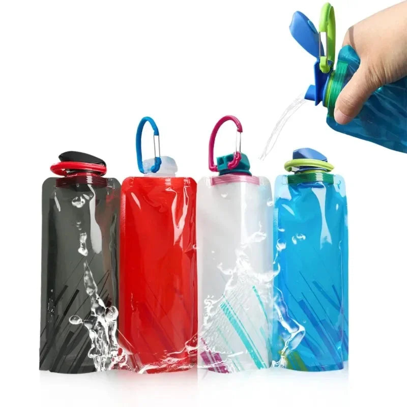 700ml Portable Ultra Light Folding Soft Water Bag for Outdoor Sports &amp; Camping