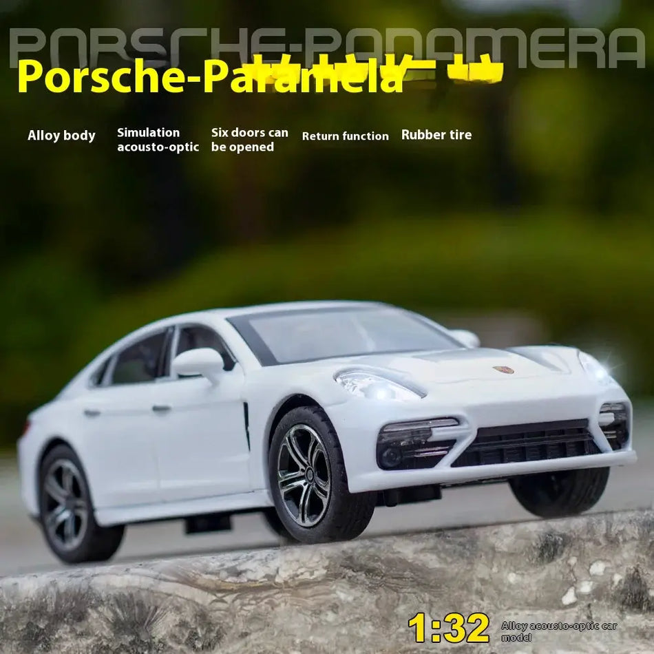 Alloy Diecast Car Model With Sound And Lights For Porsche Panamera by InterCyprus Trading Ltd
