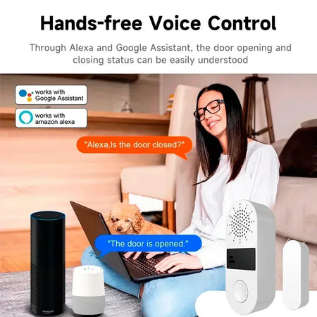 Door Window Alarm &ndash; 130dB Ultra Loud Sound And Light