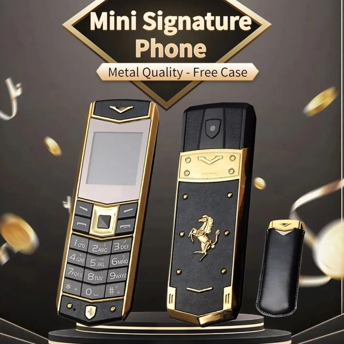 Luxury Slim Signature Phone - Bluetooth Big Button