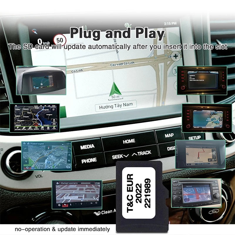 TF Card For Opel Corsa Navi 8GB Europe &ndash; GPS Map Update