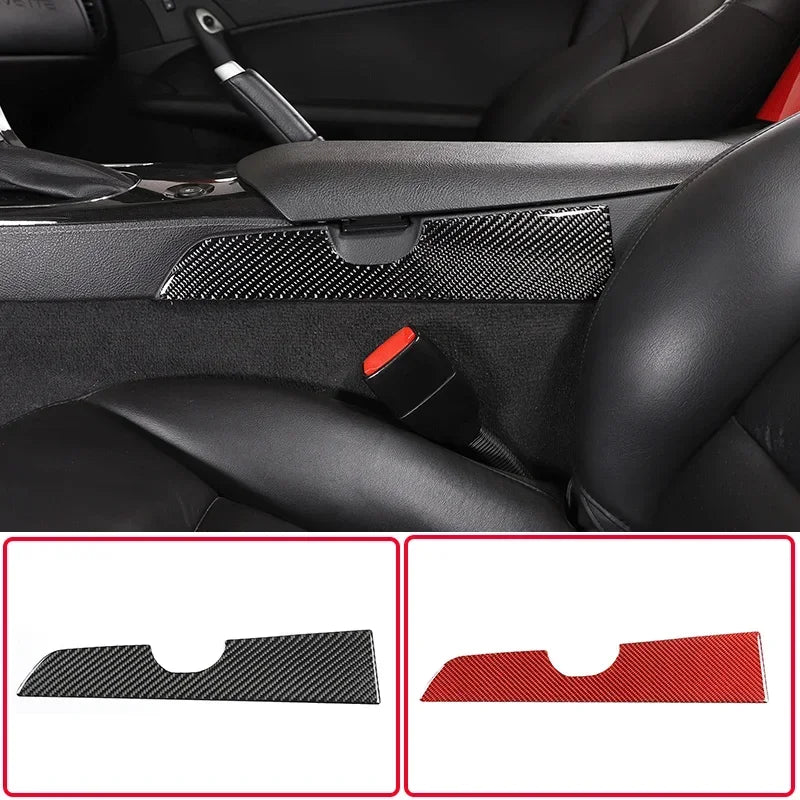 Odbijač iz karbonskih vlaken za stransko oblogo naslonjala za roke za notranjost Corvette C6