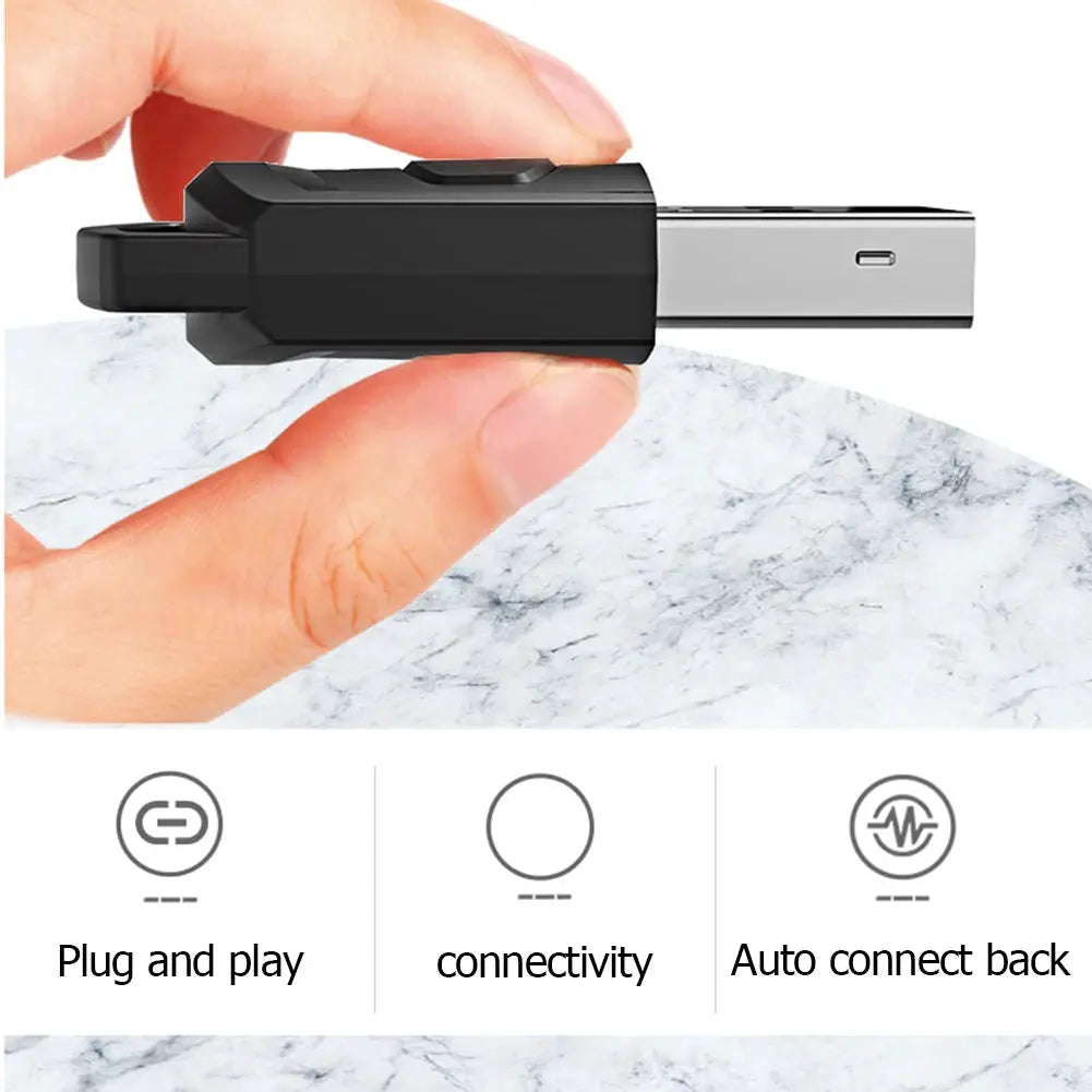Wireless Headphone Adapter Receiver for Sony PS5/PS4 Game Console PC Gaming Headset Bluetooth 5.0 Audio Transmitter by InterCyprus Trading Ltd
