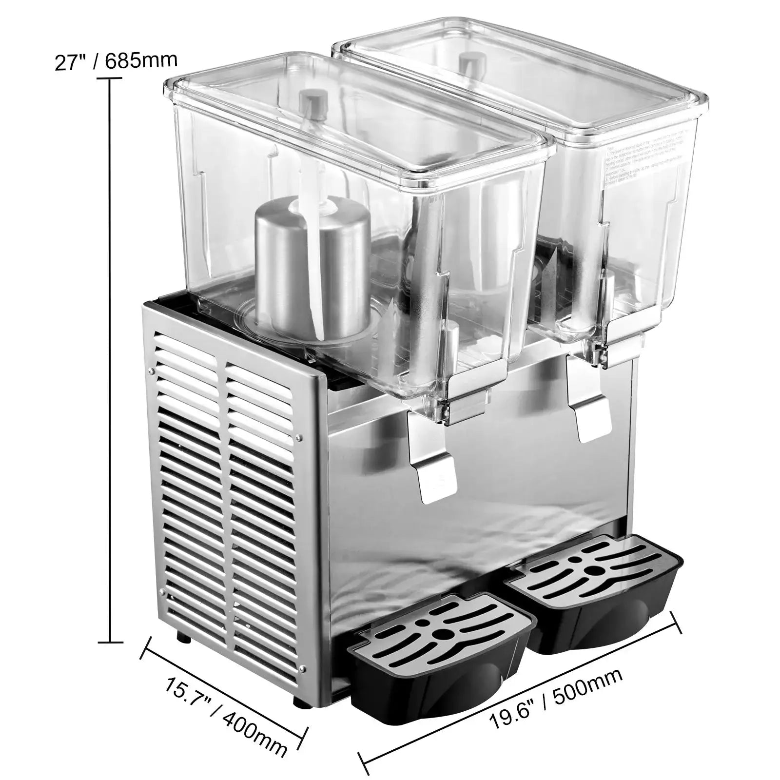 24L Cold Hot Beverage Dispenser Dual 12L Tanks