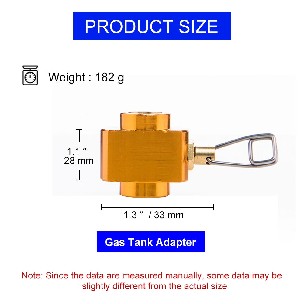 Widesea Camping Stove Propane Refill Adapter &ndash; Efficient Fuel Solution for Outdoor Cooking