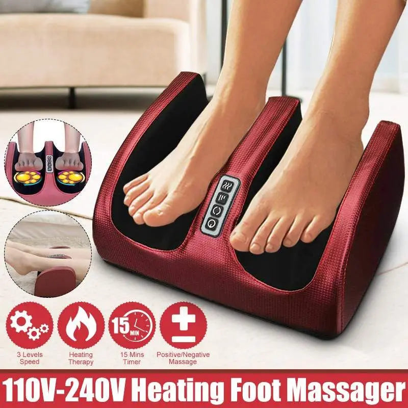 Ηλεκτρικός Μασάζ Ποδιών με Θέρμανση, Shiatsu Kneading and Roller Massage