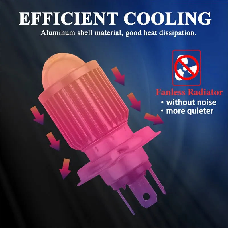 KEVANLY H4 LED Motorcycle Headlight &ndash; 10000 Lumen Brightness