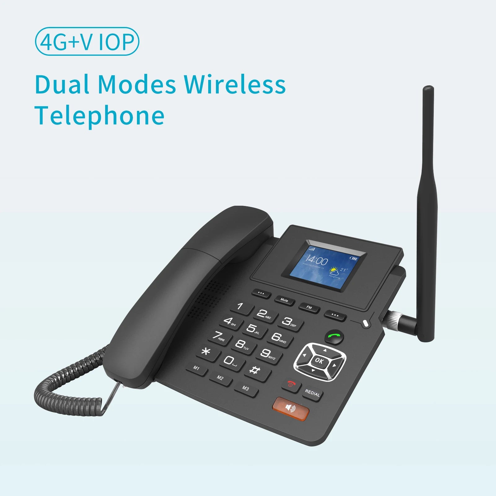 4G Desktop Dual Modes Wireless Telephone &ndash; 2 SIP Accounts