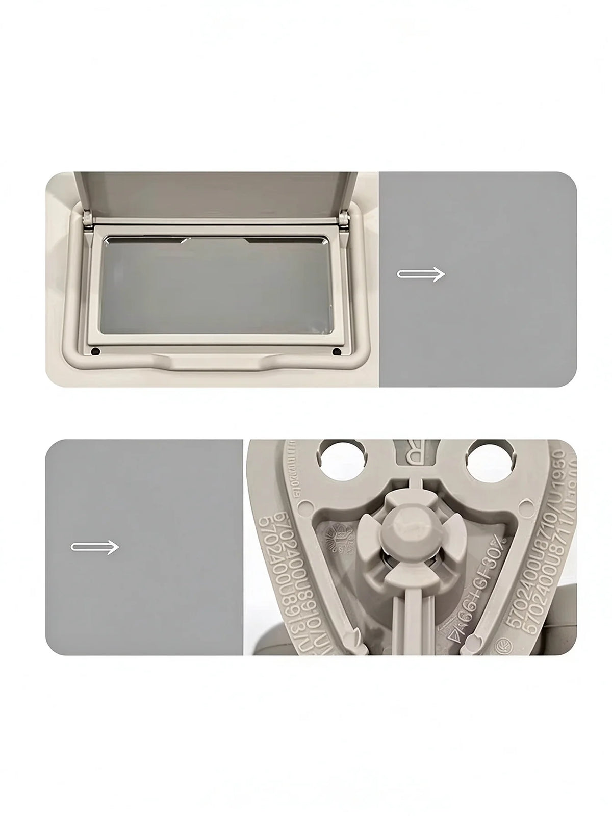 Foldable Car Sun Visor for JAC S2 JS2 T40 Interior Parts by InterCyprus Trading Ltd