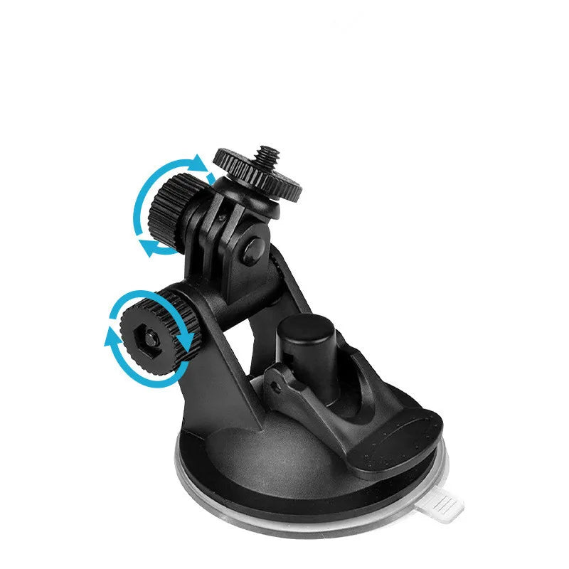 Suction Cup Camera Car Mount for GoPro, DJI Osmo &amp; Smartphones