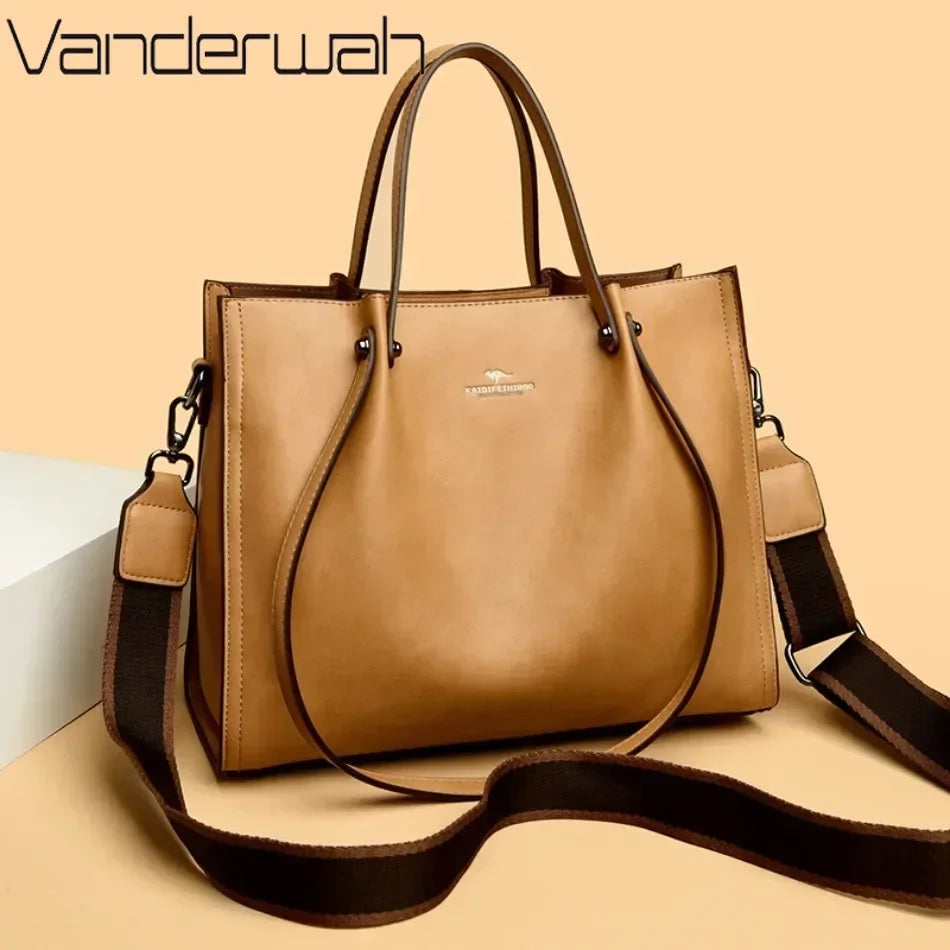 Geantă de mână de lux din piele moale autentică pentru femei cu curea crossbody, geantă de umăr de designer